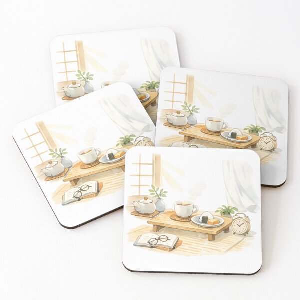 Item preview, Japanese Morning Routine – Minimal Watercolor Slow Life Art designed and sold by ArtSway Studio.