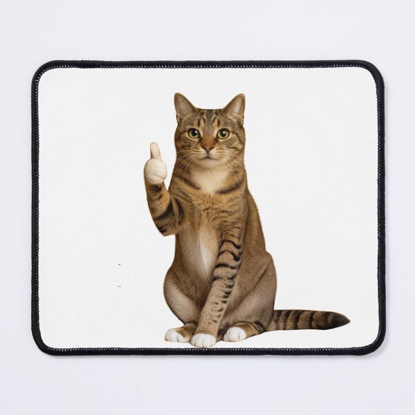 Item preview, Cool Cat Thumbs Up – Funny Cat Positive Vibes Design designed and sold by Chippychips1.