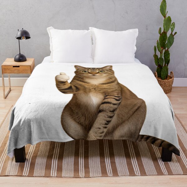 Item preview, Cool Cat Thumbs Up – Funny Cat Positive Vibes Design designed and sold by Chippychips1.