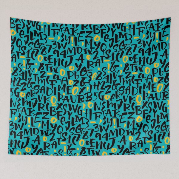 Item preview, Letters Pattern - Green designed and sold by parazitgoodz.
