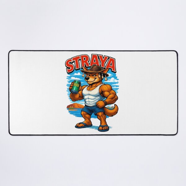 Item preview, Straya Mate – Funny Australian Slang Kangaroo Cartoon Art designed and sold by Chippychips1.