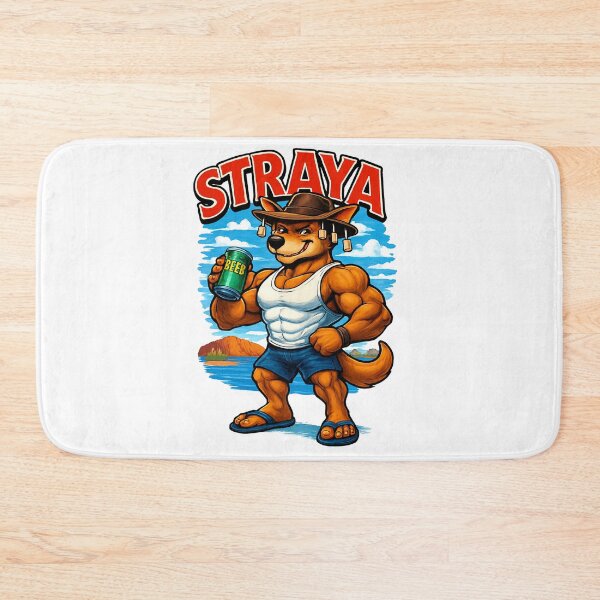 Item preview, Straya Mate – Funny Australian Slang Kangaroo Cartoon Art designed and sold by Chippychips1.