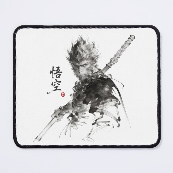 Item preview, Sun Wukong The Monkey King - Traditional Ink Wash Art designed and sold by 2SimpleLife.