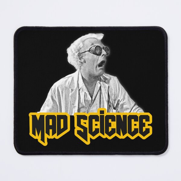 Item preview, Mad Science - Doc Brown shocked face designed and sold by The Sporty Nerd.