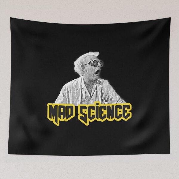 Item preview, Mad Science - Doc Brown shocked face designed and sold by The Sporty Nerd.
