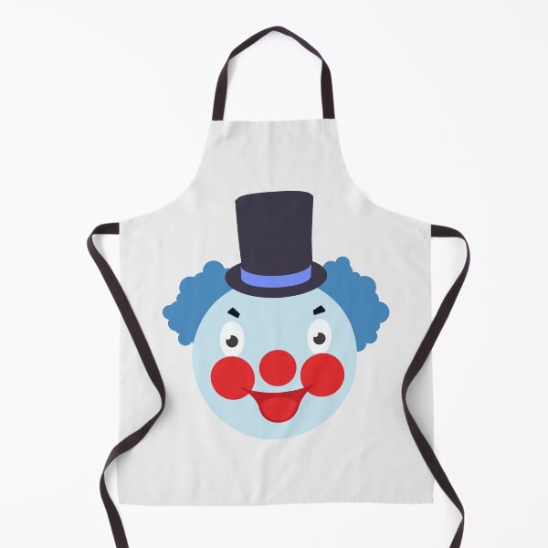 Item preview, Whimsical Blue Pastel Clown with Top Hat designed and sold by risingrocket.