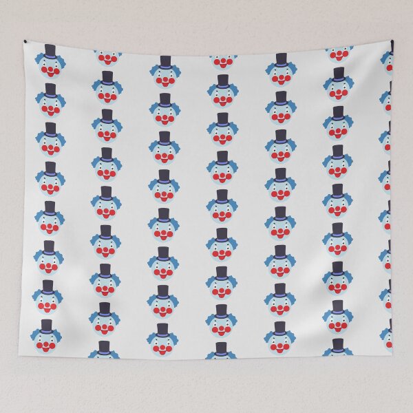 Item preview, Whimsical Blue Pastel Clown with Top Hat designed and sold by risingrocket.