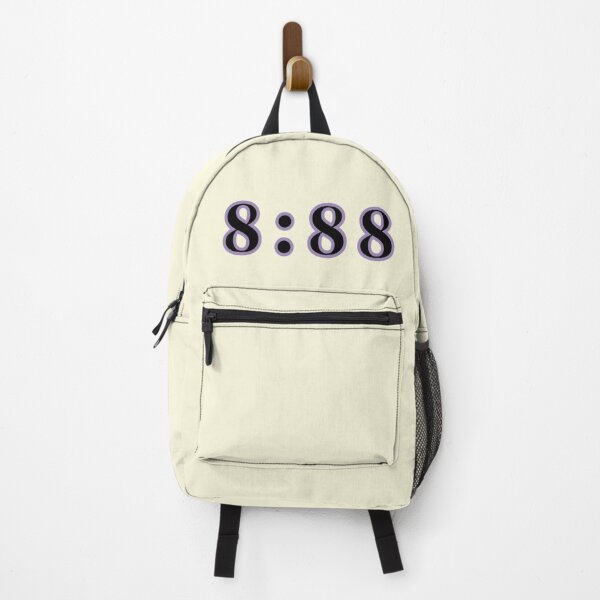 Item preview, Three Eights Balance Time Clock Text Purple Stickers Prints Posters Wall Art Magnet Home Coffee Cup Decoration TShirt Stationary Notebook Magnet Hat Kitchen Work School Office Redbubble Shop designed and sold by Saritas Boutique Shop.