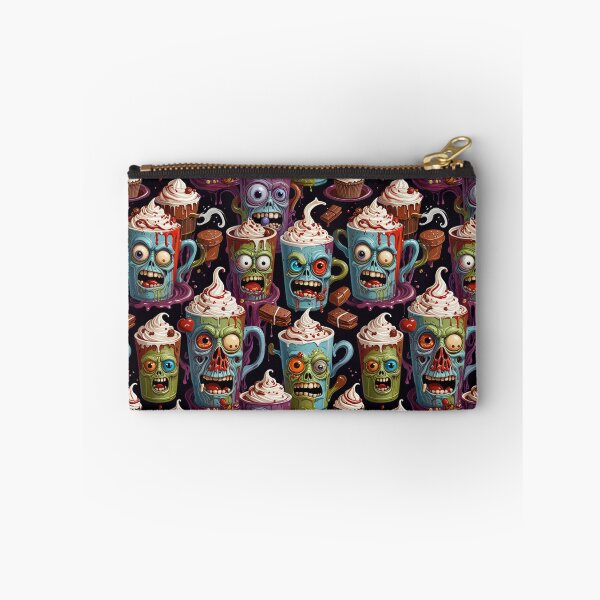 Item preview, Zombie Hot Chocolate Spooky Halloween Drink Pattern designed and sold by Fabricbella.