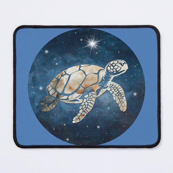 Item preview, Starry Ocean Sea Turtle Cosmic Illustration designed and sold by 3DDesignSpot.