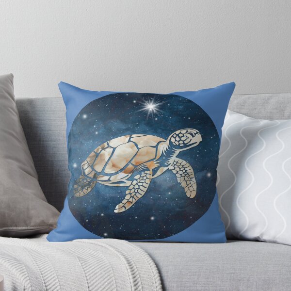 Item preview, Starry Ocean Sea Turtle Cosmic Illustration designed and sold by 3DDesignSpot.