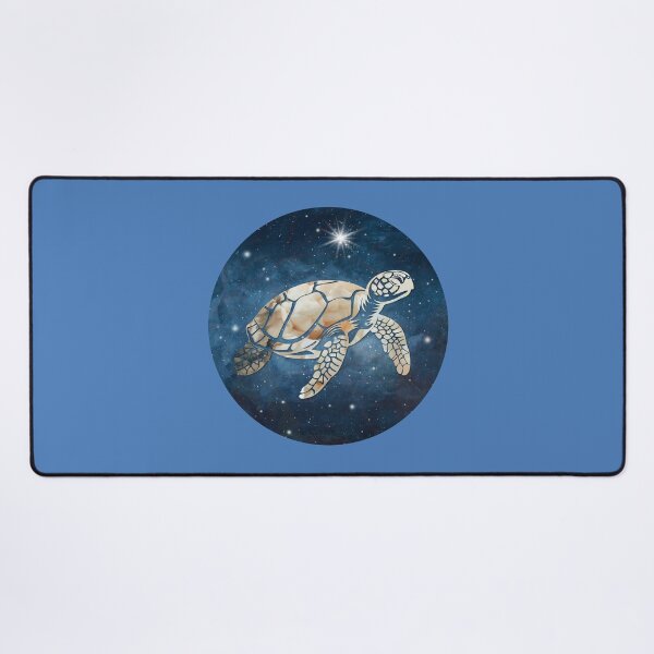 Item preview, Starry Ocean Sea Turtle Cosmic Illustration designed and sold by 3DDesignSpot.