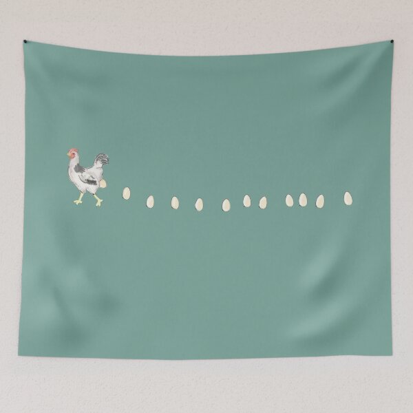 Item preview, Chicken laying eggs  designed and sold by TaraPen.