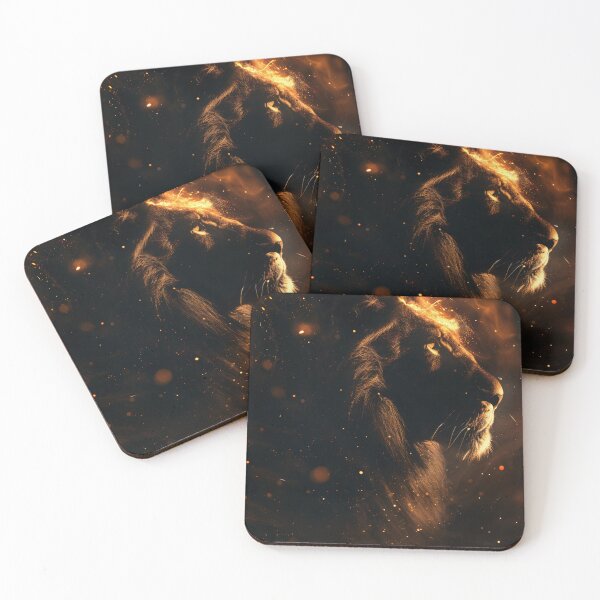 Item preview, Alpha Lion Silhouette In Space designed and sold by QuantumDrift.