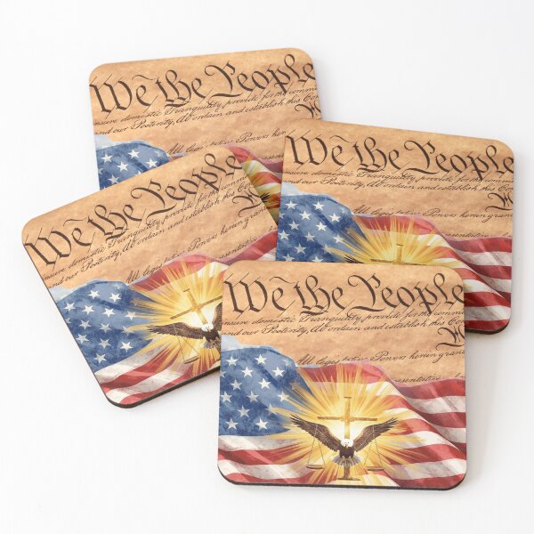 Item preview, We The People – US Constitution Patriotic Americana Typography Design designed and sold by Chippychips1.