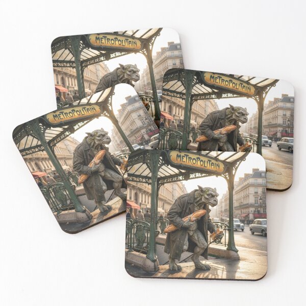 Item preview, A Paris Gargoyle Heads Home After His Shift designed and sold by Tridentulus.