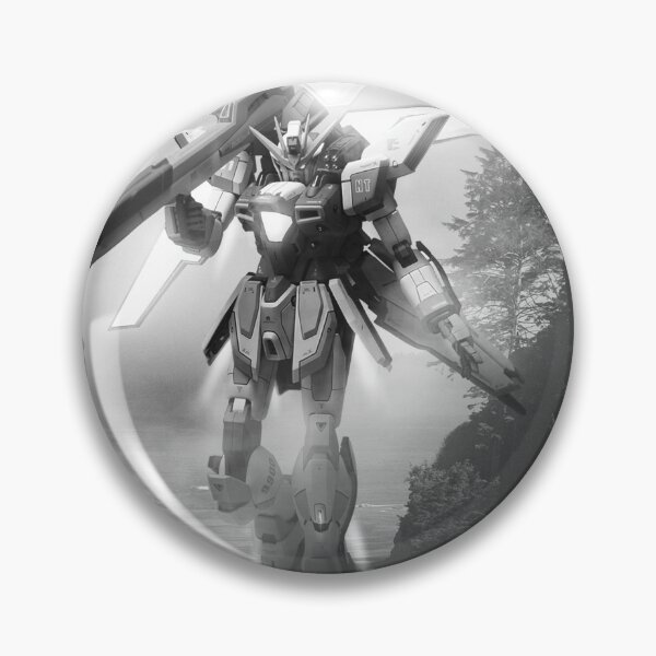 Item preview, black white GX-9900 Gundam X CROSS BONE GUNDAM digital illustration designed and sold by sabartgunpla.