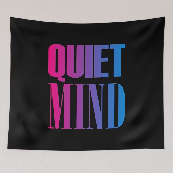 Item preview, Quiet Mind Gradient Typography designed and sold by NNAANN.