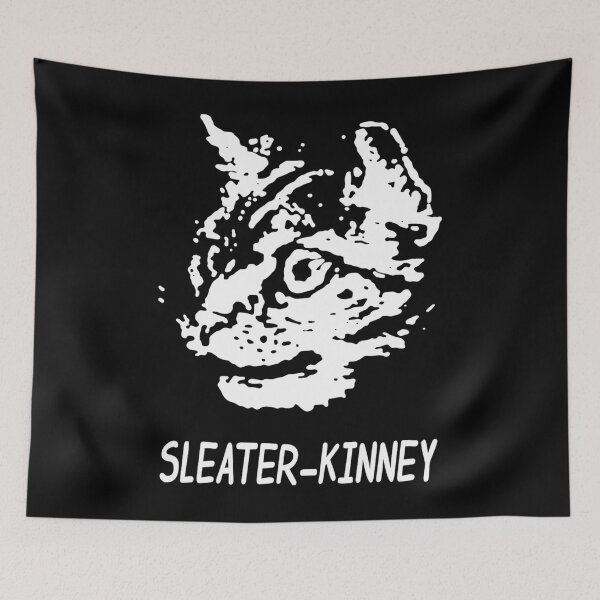 Item preview,  Art Cat Sleater Kinney Music Band Sticker designed and sold by ainan1971.