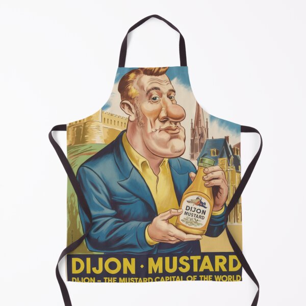 Item preview, Dijon Travel Poster France | French Mustard Character Illustrationp designed and sold by LeQuirks.