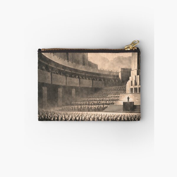 Item preview, The Grand Assembly Fictional Empire Brutalist Art designed and sold by Atlas Poster Co..