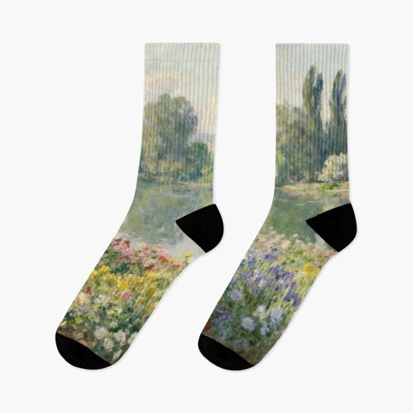Item preview, Impressionist Park Lake Painting, Serene Public Garden Landscape Wall Art designed and sold by BlareBlare.