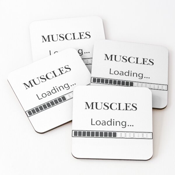 Item preview, Muscles Loading… Funny Gym T-Shirt – Workout Meme Fitness Shirt designed and sold by poomfitshirt.