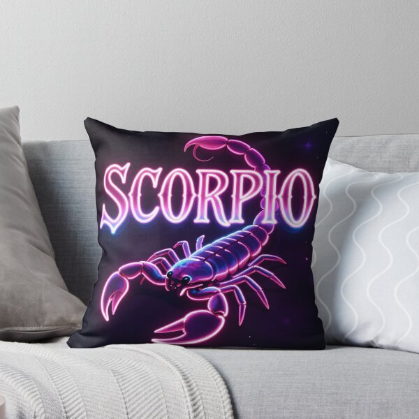 Item preview, ⭐Neon Gothic Scorpio Zodiac Sign designed and sold by Alquimia Lunar.