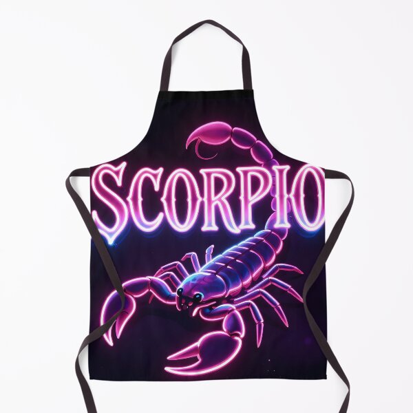 Item preview, ⭐Neon Gothic Scorpio Zodiac Sign designed and sold by Alquimia Lunar.
