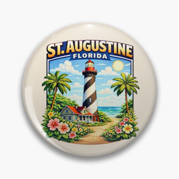Item preview, St. Augustine Florida Lighthouse designed and sold by Myra365Art.