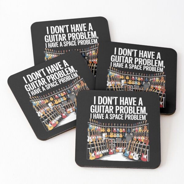 Item preview, I Don't Have A Guitar Problem, I Have A Space Problem Yellow Designs designed and sold by Peter Stawicki.
