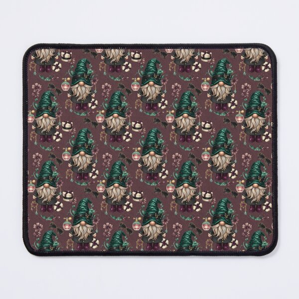 Item preview, Luxury Green Gnome Illustration – Soft Whimsical Fantasy Art designed and sold by Fabricbella.