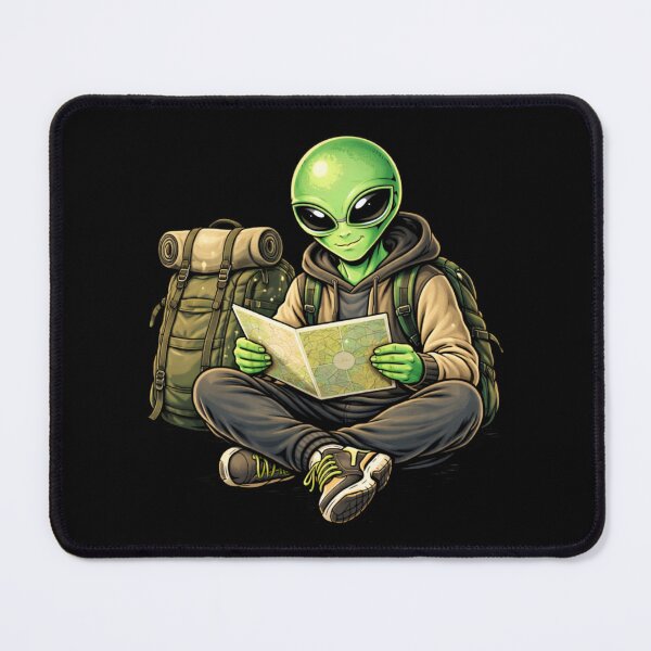 Item preview, Traveler Backpacker Alien – Adventure Explorer Aesthetic Character Art designed and sold by ColorSplash123.