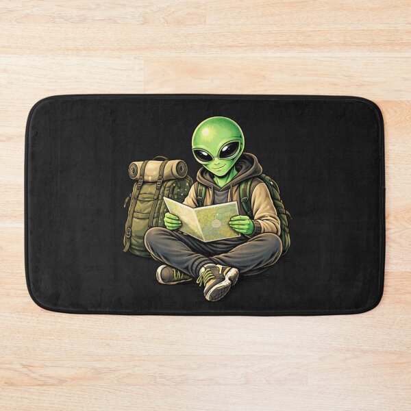 Item preview, Traveler Backpacker Alien – Adventure Explorer Aesthetic Character Art designed and sold by ColorSplash123.