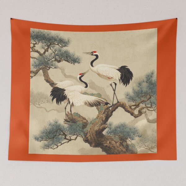 Item preview, Crane Painting designed and sold by Tridentulus.