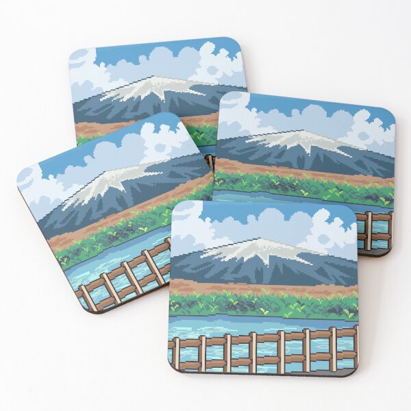 Item preview, Fujiyama Pixel Art designed and sold by Ekira Pop Pixel.