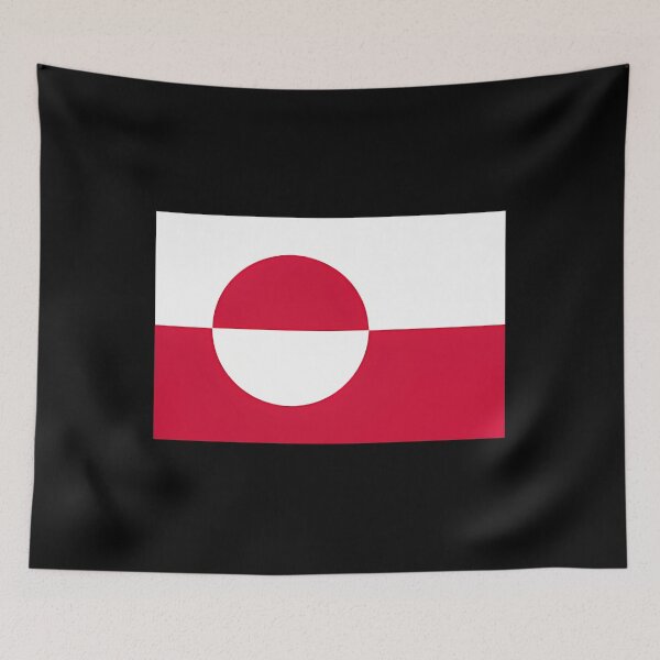Item preview, Greenland Flag Logo designed and sold by TheronWaters.