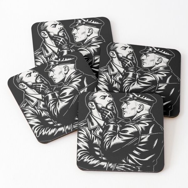 Item preview, Gay Leather Daddy Quiet Boy Defiant Currency Tom of Finland Tribute Gay Pride Graphic Design designed and sold by ItsAKinkThing.