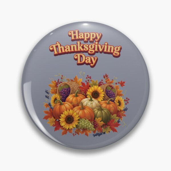 Item preview, Happy Thanksgiving Day – Autumn Harvest Pumpkins, Sunflowers & Cornucopia Fall Design designed and sold by Tushar90.