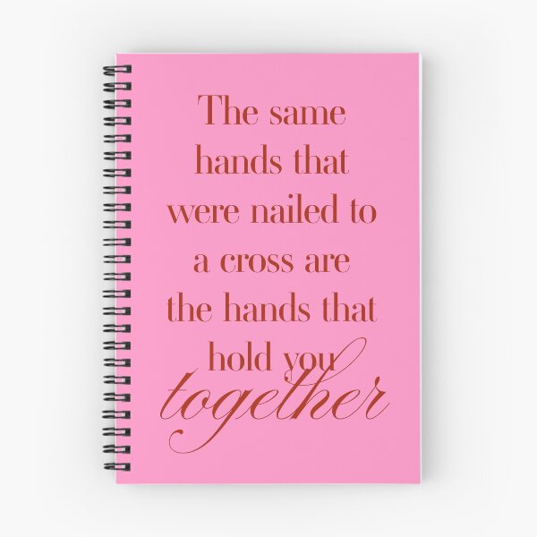 Item preview, Christian Comfort Quote – The Same Hands That Were Nailed to a Cross designed and sold by Teale-Studio.