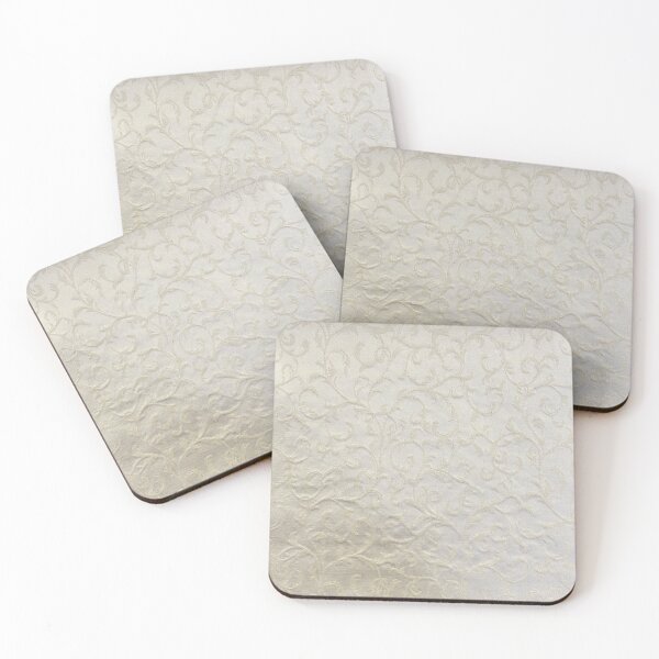 Item preview, Ivory Damask Elegance – Vintage Neutral Scroll Pattern designed and sold by AZPrintz.
