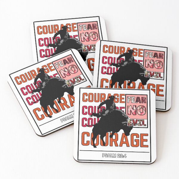 Item preview, Cowboy Courage Psalm 23:4 Christian Western Faith Shirt | Fear No Evil Rodeo Cowboy Bible Verse designed and sold by JEVANStudio.
