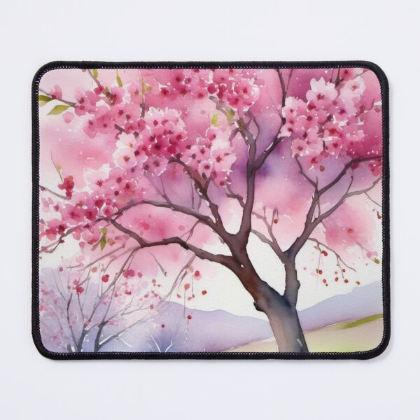 Item preview, Cherry tree in spring with pink blossoms designed and sold by Kraftbaum.