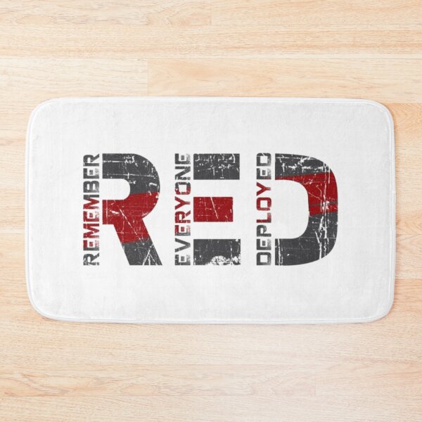 Item preview, RED Remember Everyone Deployed Military Support Flag designed and sold by Bulk store .