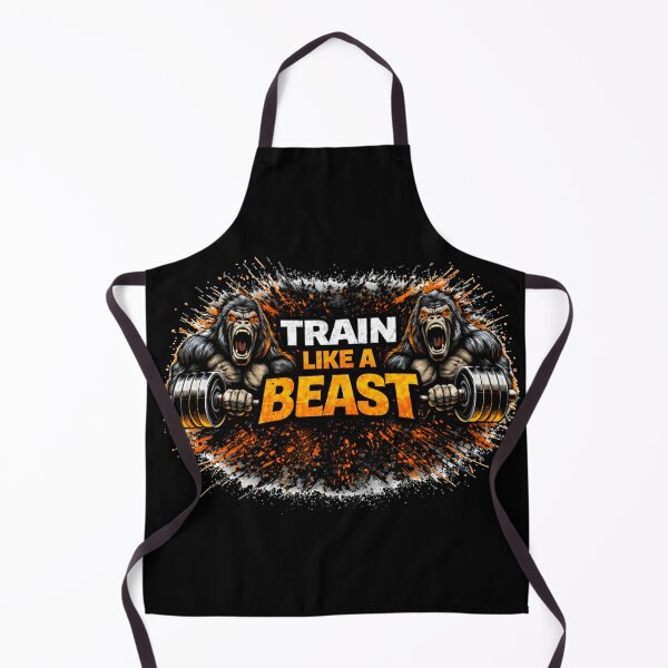 Item preview, Train Like A Beast Gym Motivation Discipline Training Design designed and sold by Wolf Garage.