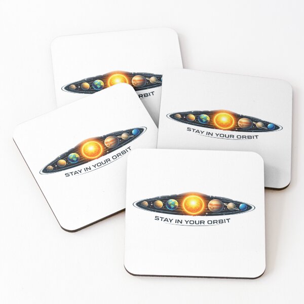 Item preview, Stay In Your Orbit Solar System T-Shirt | Space Motivation Quote Design | Planetary Graphic Tee designed and sold by Graphic Therapist.