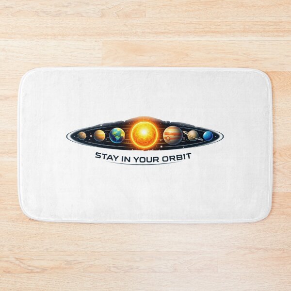 Item preview, Stay In Your Orbit Solar System T-Shirt | Space Motivation Quote Design | Planetary Graphic Tee designed and sold by Graphic Therapist.