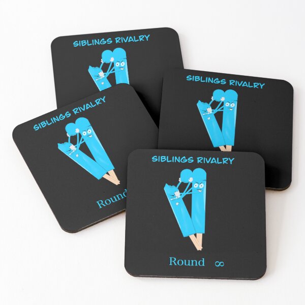 Item preview, Siblings Rivalry – Funny Popsicle Illustration designed and sold by momosartstudio.
