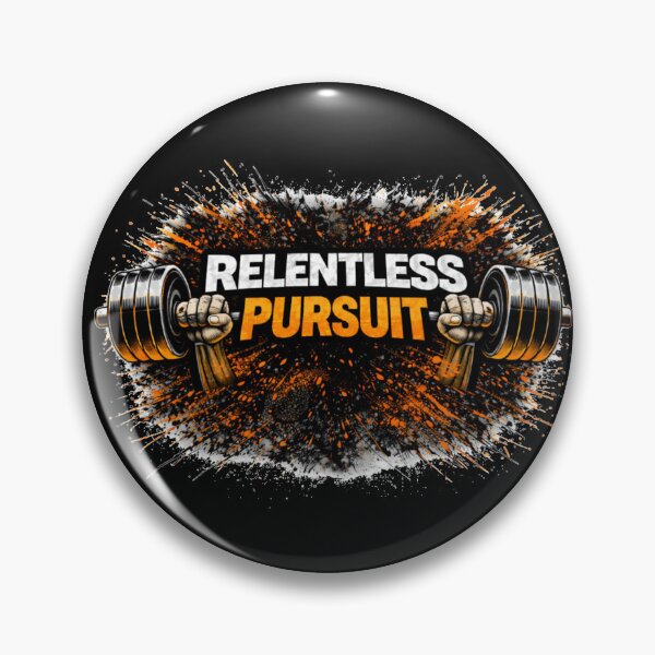Item preview, Relentless Pursuit Gym Motivation Discipline Training Design designed and sold by Wolf Garage.