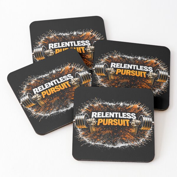 Item preview, Relentless Pursuit Gym Motivation Discipline Training Design designed and sold by Wolf Garage.